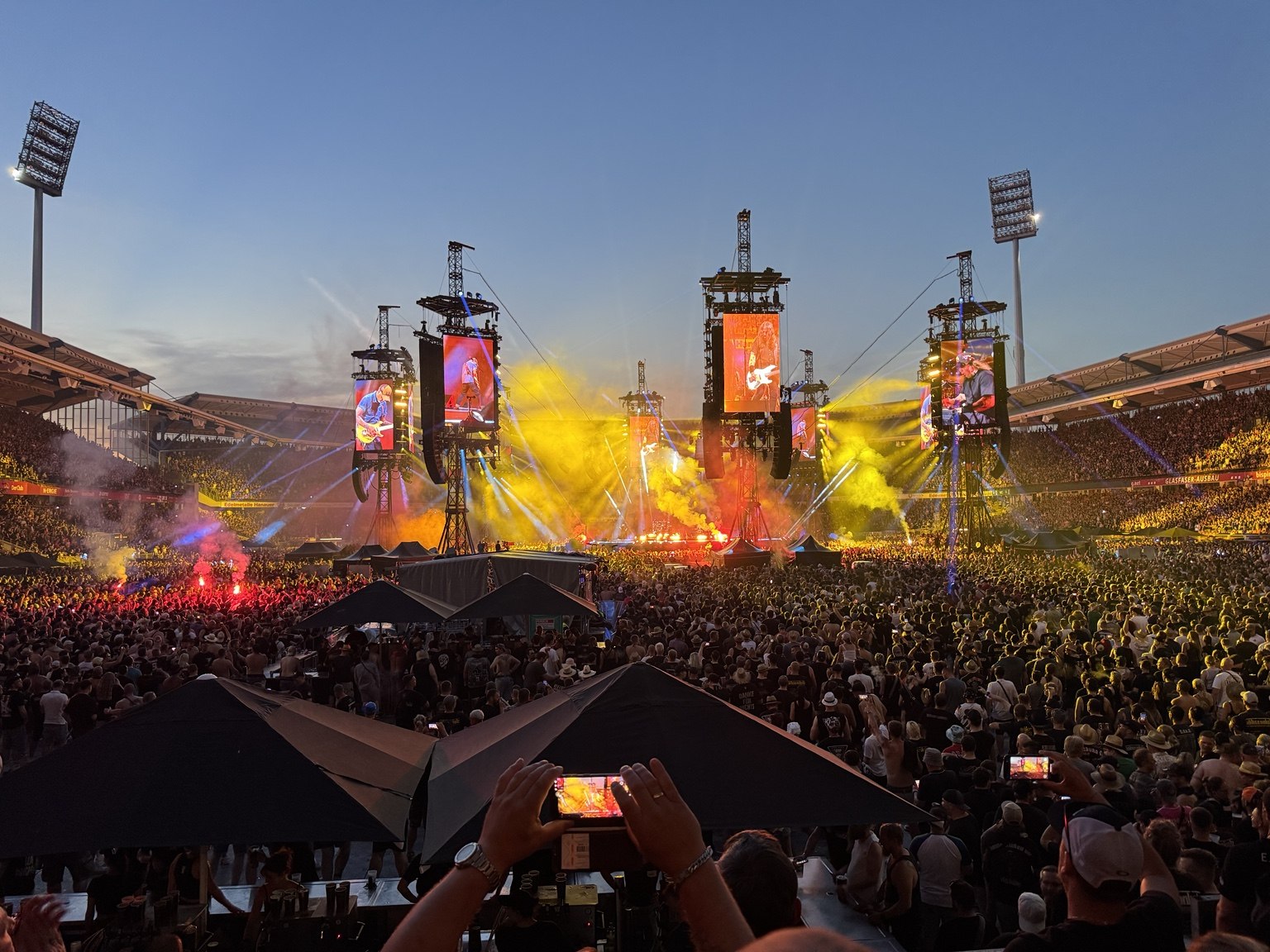 Großes Böhse-Onkelz-Konzert in einem Stadion
